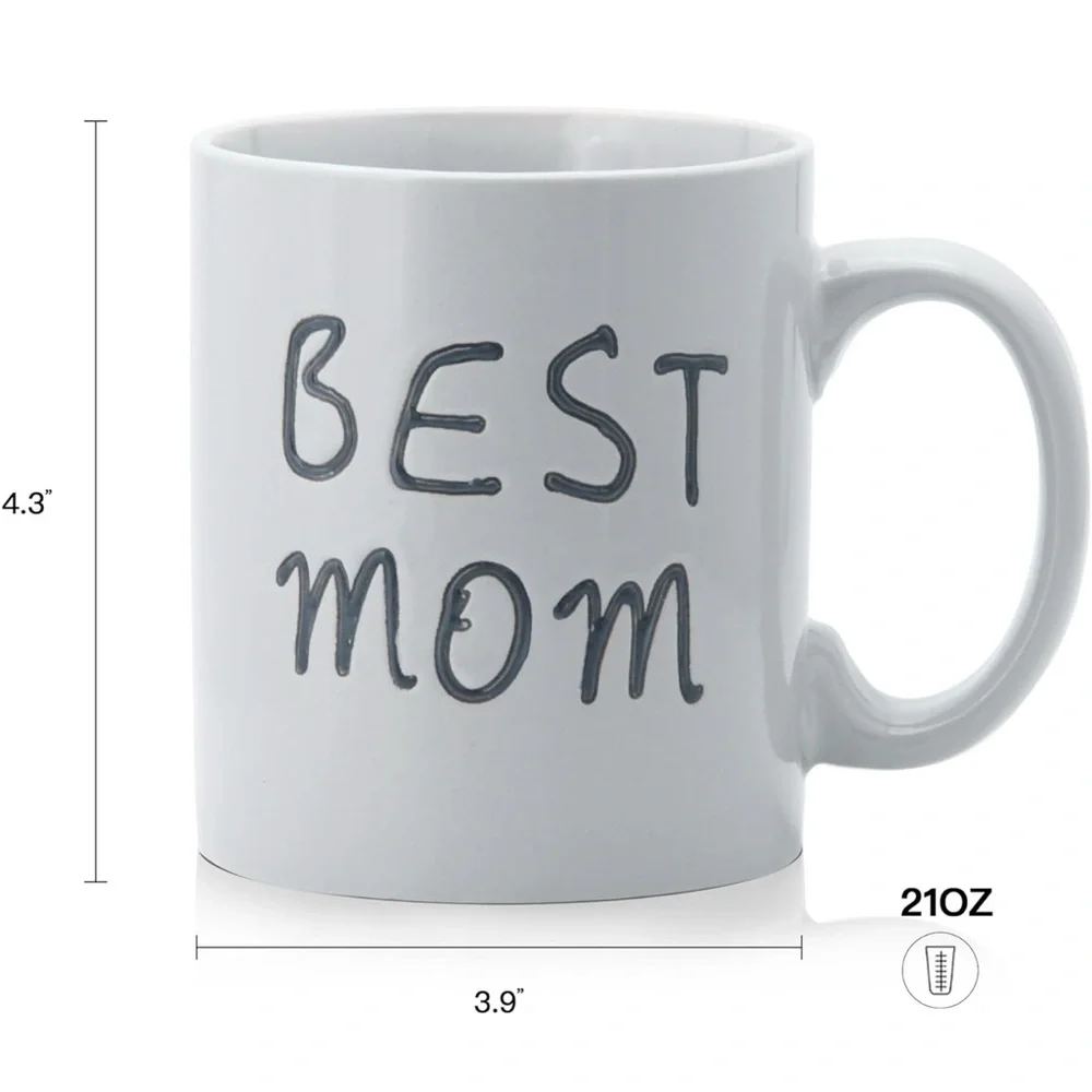White 'Best Mom' Ceramic Mug - Picture 3 of 3